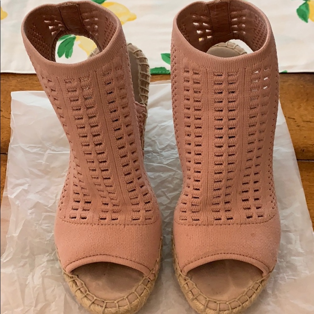 Steven by Steve Madden Evers Nude wedge espadrille